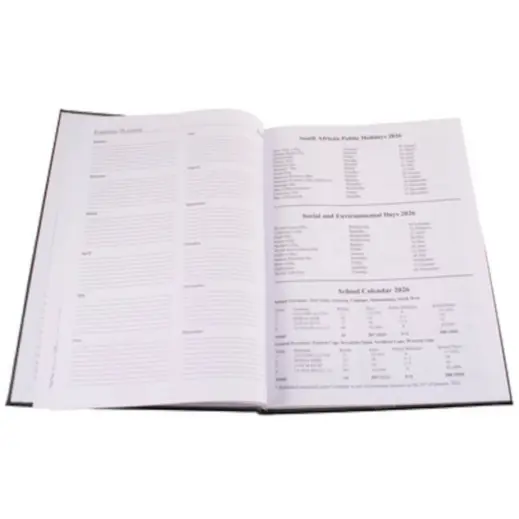 A5 Satin Diary - 2026 Important Dates